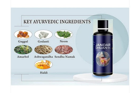 Jandar Dhuan Oil For Joint & Muscle Pain Relief (Pack of 2)