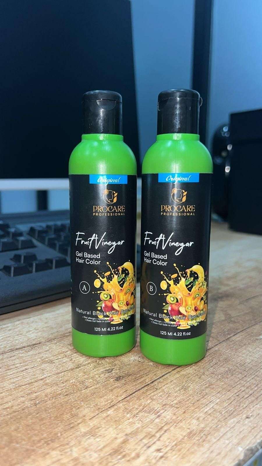 Fruit Vinegar Gel Based Hair Color 125ML (Pack of 2)