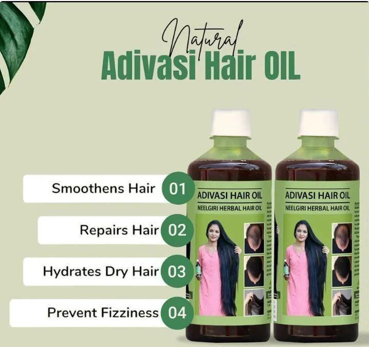 Adivasi Neelgiri Herbal Hair Oil 125ml Each