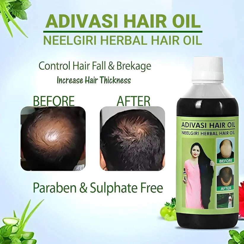 Adivasi Neelgiri Herbal Hair Oil 125ml Each
